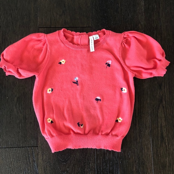 Girls Janie & Jack puff sleeve sweater - Picture 1 of 3